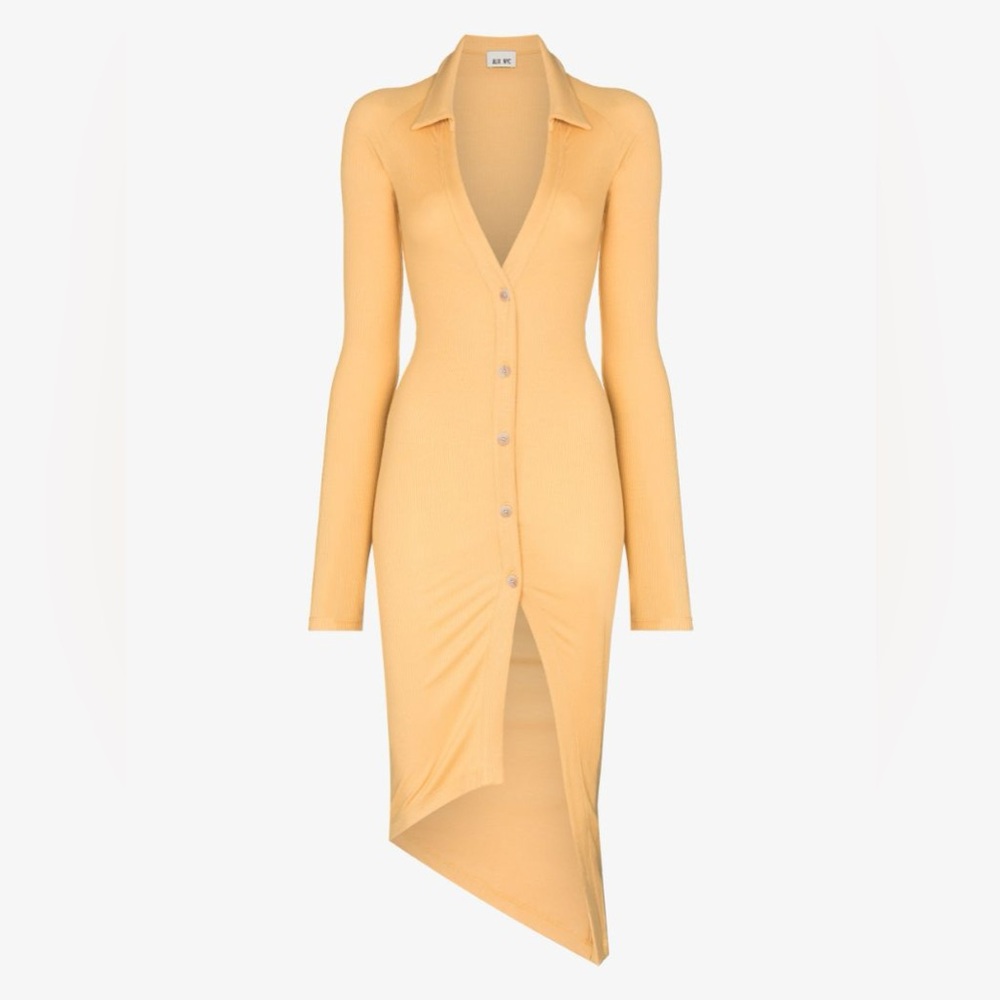 COPY - Lanett Buttoned Asymmetric Dress ALIX NYC